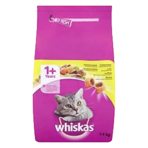 Mars WHISKAS Adult cat s kuracím mäsom 1,4 kg