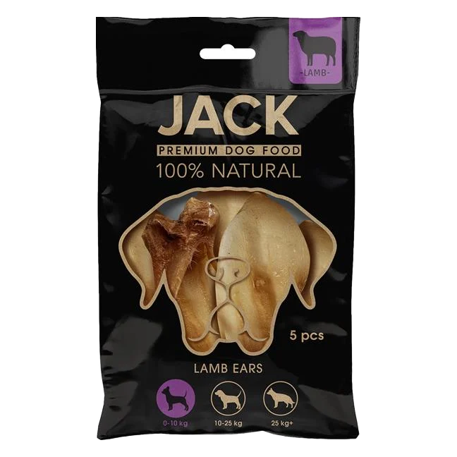 Pamlsok Jack jahňacie ucho 5 ks