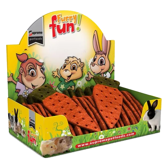 Supreme Giant Carrots - sušienka s príchuťou mrkvy - balenie 25 ks
