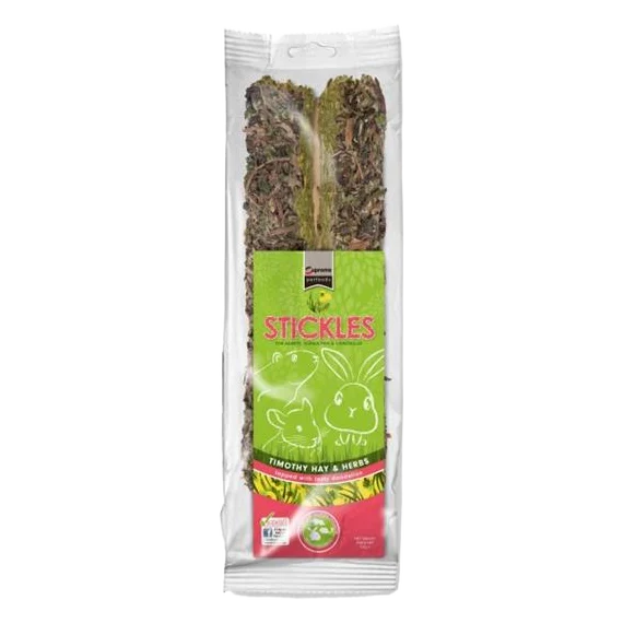 Pamlsok SUPREME hlodavce Stickle Timothy Hay & Herbs ZB 100g