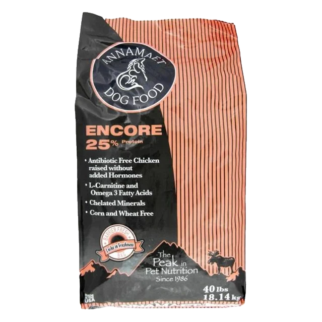 Annamaet dog Encore 25% protein 18,14 kg