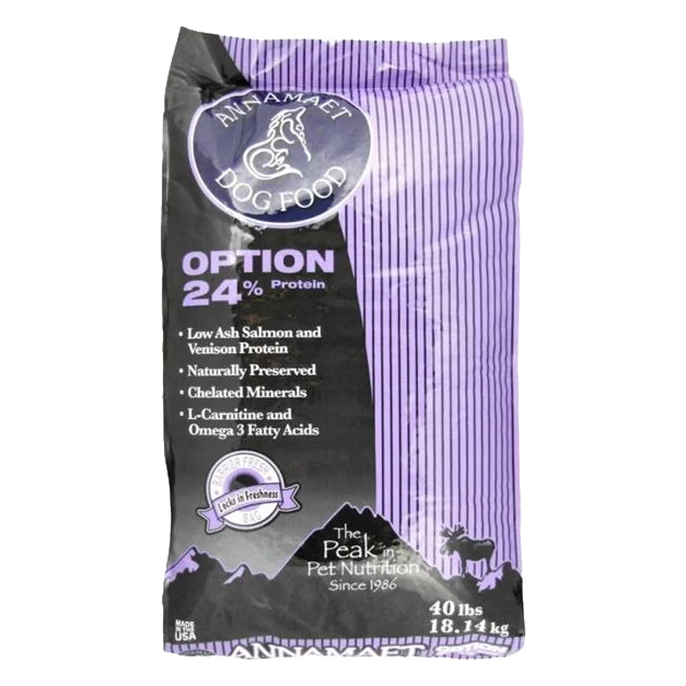 Annamaet dog Option 24% protein 18,14 kg