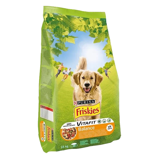 Nestlé Friskies dog Balance s kuraťom a zeleninou 15 kg