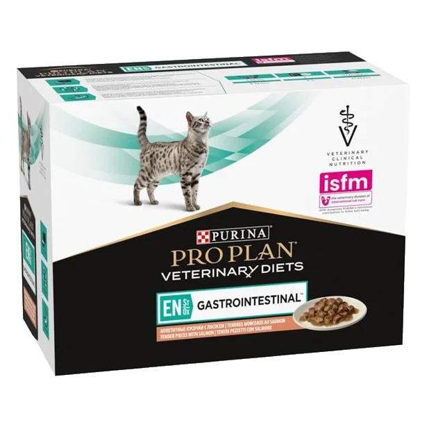 Purina VD Feline - EN St/Ox Gastroint. Salmon kapsička 10x85 g