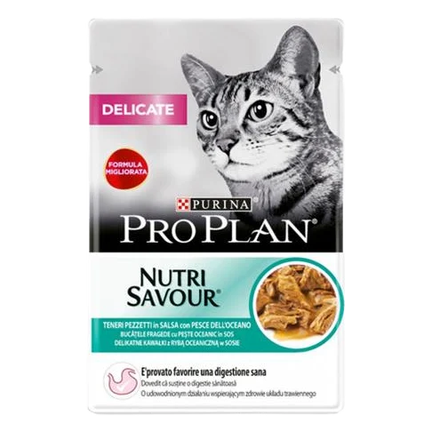 ProPlan MO Cat Adult delicate morské ryby kapsička 26x85 g