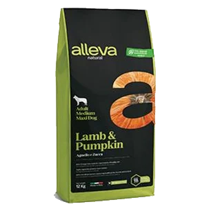 Alleva NATURAL dog adult medium & maxi  lamb & pumpkin 12 kg