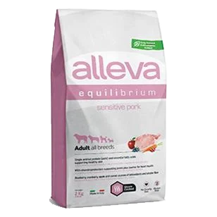 Alleva SP EQUILIBRIUM dog adult sensitive all breeds pork 2 kg