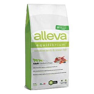 Alleva SP EQUILIBRIUM dog adult sensitive medium & maxi lamb & ocean fish 12 kg