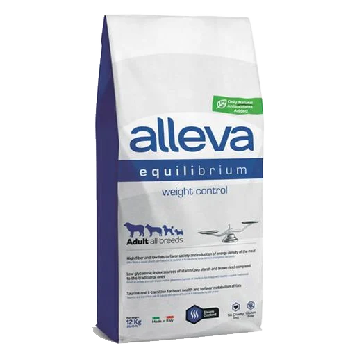 Alleva SP EQUILIBRIUM dog adult weight controll all breed chicken & ocean fish 12 kg