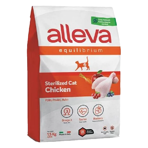 Alleva SP EQUILIBRIUM cat chicken sterilised 1,5 kg