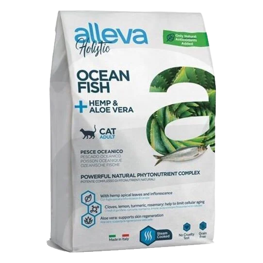 Alleva HOLISTIC cat adult ocean fish & hemp & aloe vera 10 kg