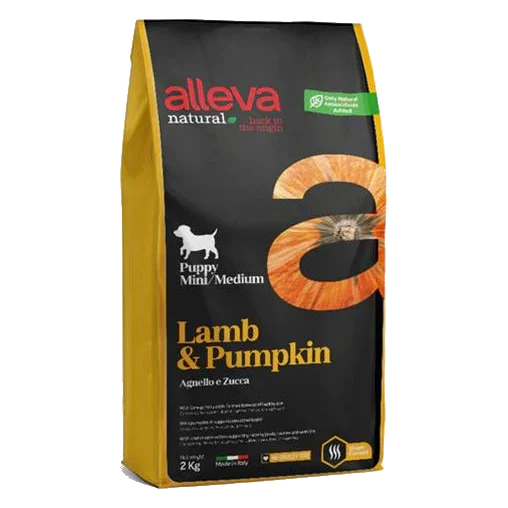 Alleva NATURAL dog puppy all breeds lamb & pumpkin 2 kg