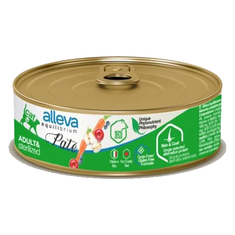 Alleva EQUILIBRIUM cat wet pate Sterilized boar 85 g konzerva