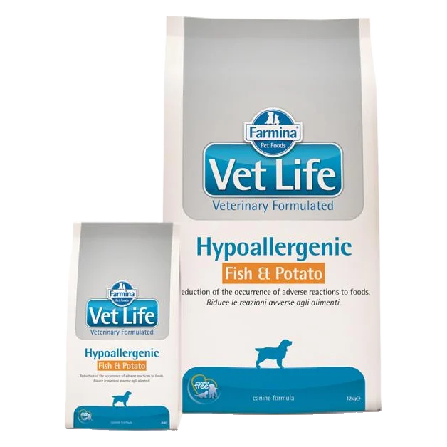 Farmina Vet Life dog hypoallergenic, fish & potato 12 kg