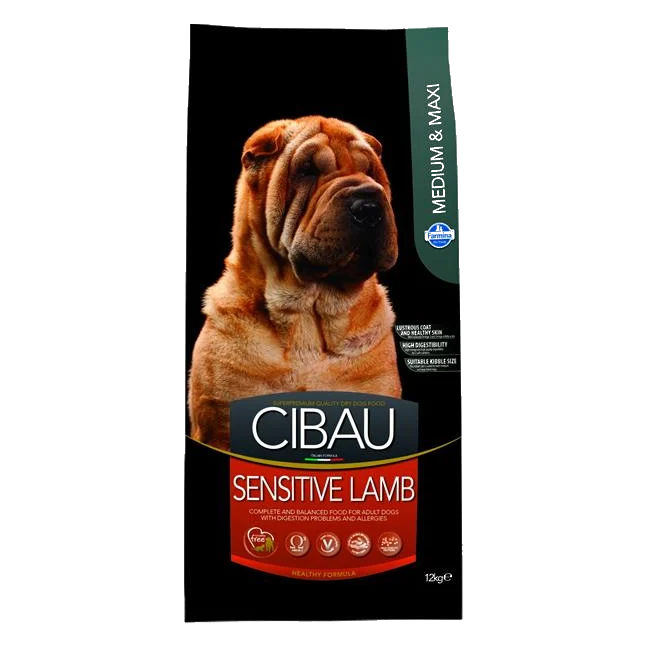 Farmina MO SP CIBAU dog adult medium & maxi, sensitive lamb 12 kg