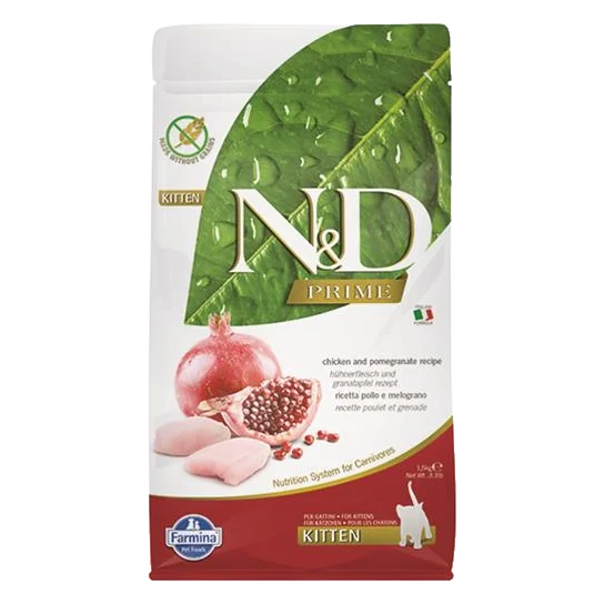Farmina N&D cat PRIME (GF) kitten, chicken & pomegranate 10 kg