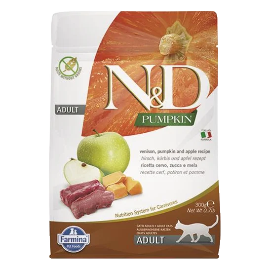 Farmina N&D cat PUMPKIN (GF) adult, venison & apple 0,3 kg
