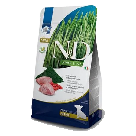 Farmina N&D dog SPIRULINA (GF) puppy mini, lamb 2 kg