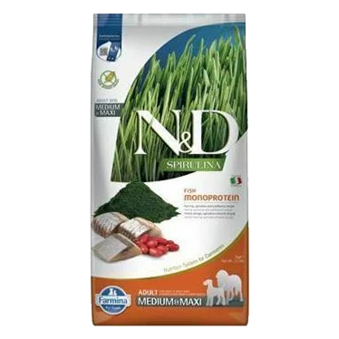 Farmina N&D dog SPIRULINA (GF) adult medium & maxi herring 7 kg