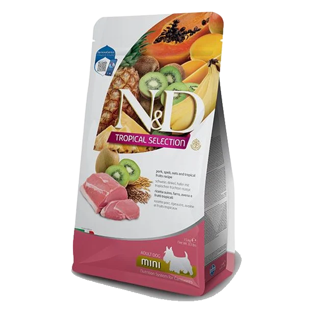 Farmina N&D dog TROPICAL SELECTION (AG) adult mini, pork 1,5 kg