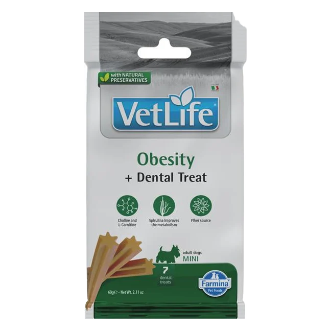 Pamlsok Farmina Vet Life Dog Obesity Adult Mini 60g