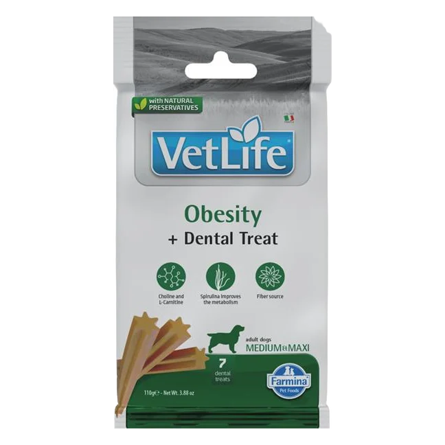 Pamlsok Farmina Vet Life Dog Obesity Adult medium & maxi 100g