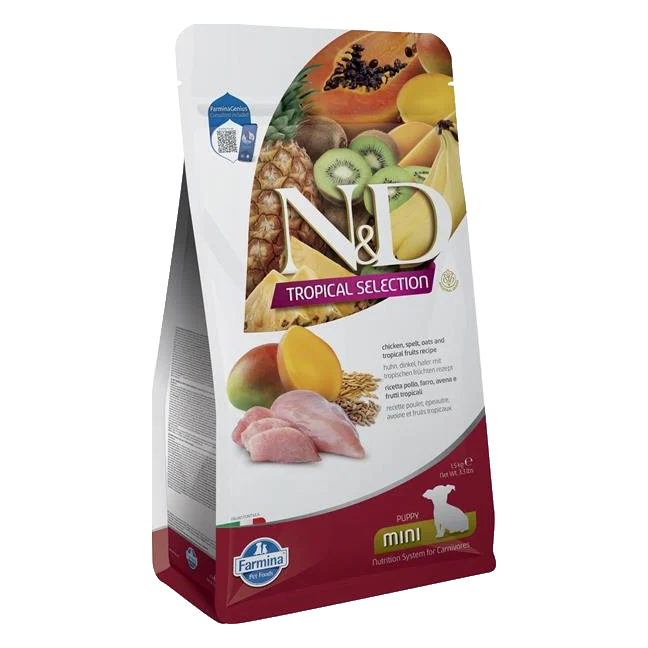 Farmina N&D dog TROPICAL SELECTION (AG) puppy mini chicken 1,5 kg