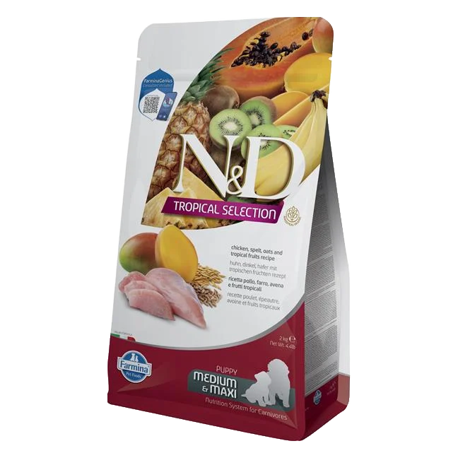 Farmina N&D dog TROPICAL SELECTION (AG) puppy med/maxi chicken 2 kg