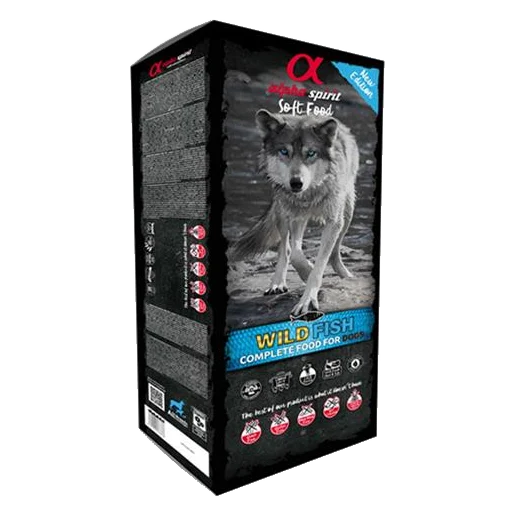 Alphaspirit Complete dog Soft Food - Wild Fish 200 g - 4 druhy rýb