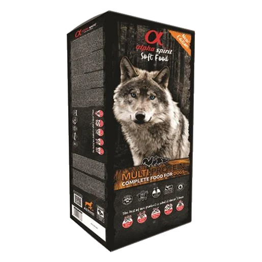 Alphaspirit Complete dog Soft Food - Multiprotein 200 g - 4 druhy mäsa
