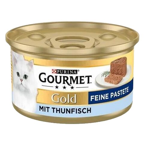 Nestlé GOURMET GOLD cat tuniak paštéta konz.12x85 g