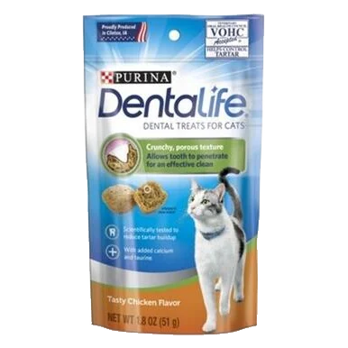 Pamlsok DentaLife cat chicken 8x40 g