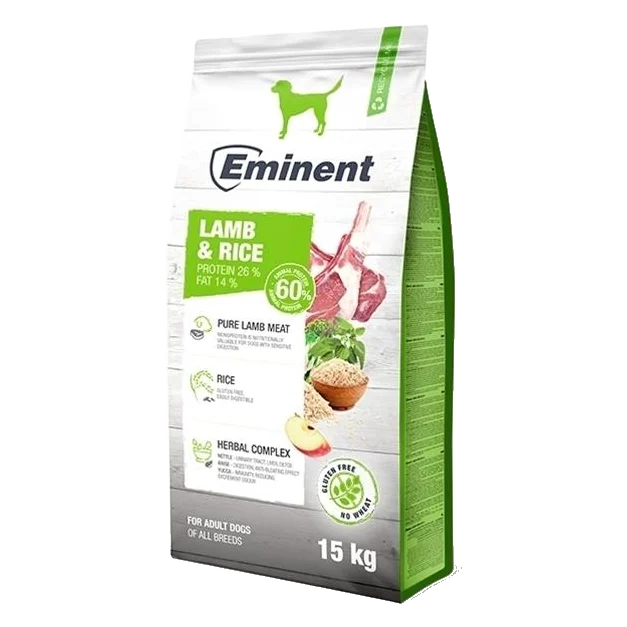 Eminent Dog Lamb & Rice NEW 15 kg