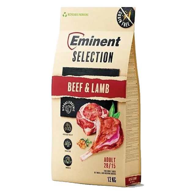 Eminent dog Selection Adult Beef & Lamb 12 kg