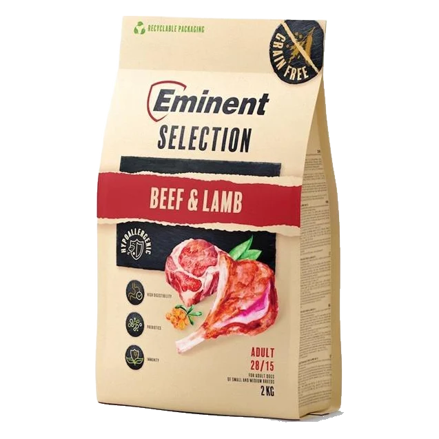 Eminent dog Selection Adult Beef & Lamb 2 kg