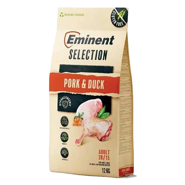 Eminent dog Selection Adult Pork & Duck 12 kg