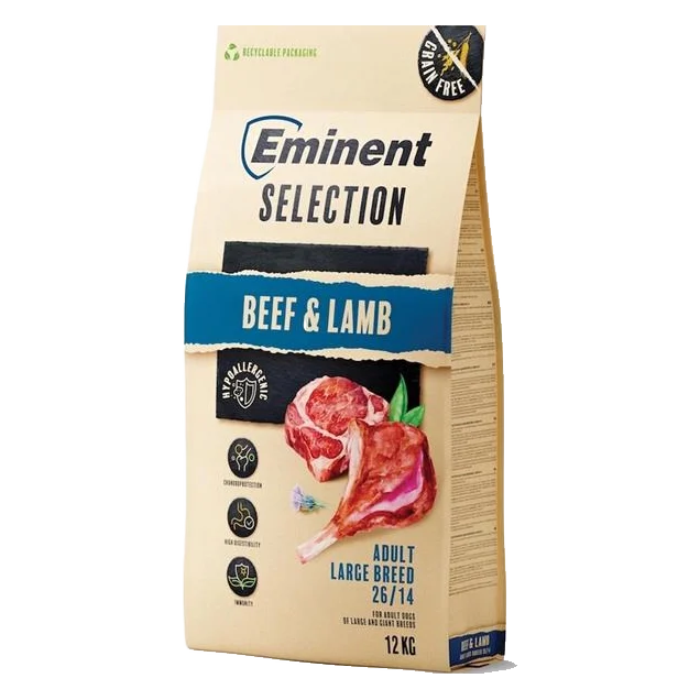 Eminent dog Selection Adult Large Breed Beef & Lamb 12 kg