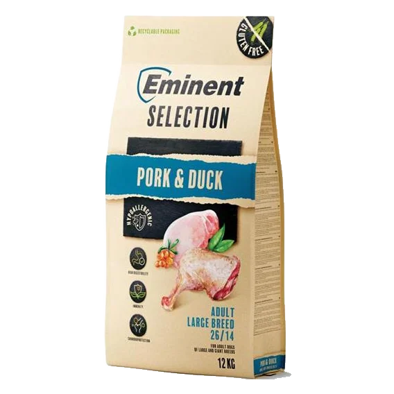 Eminent dog Selection Adult Large Breed Pork & Duck 12 kg