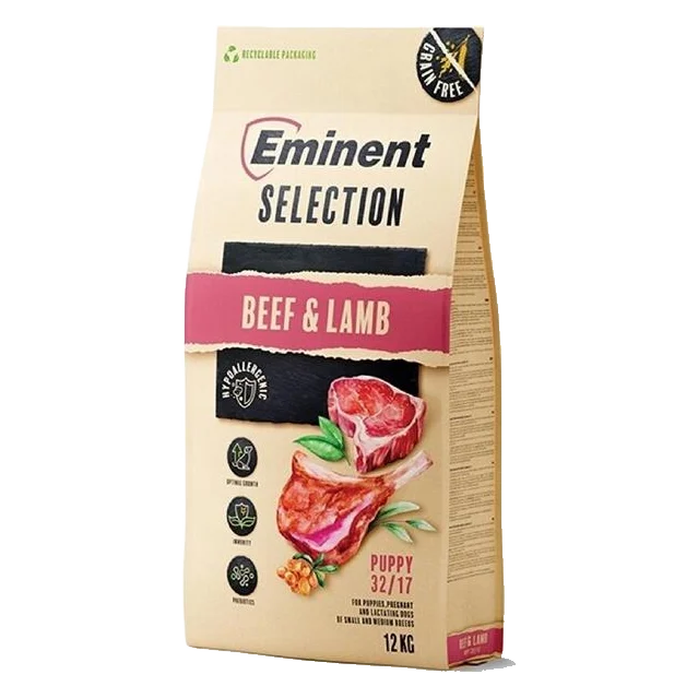 Eminent dog Selection Puppy Beef & Lamb 12 kg