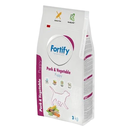 FORTIFY Dog Puppy Pork & Vegetables 3 kg