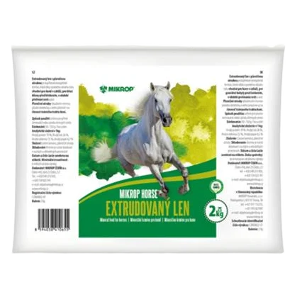 MIKROS Horse Extrudovaný ľan 2 kg