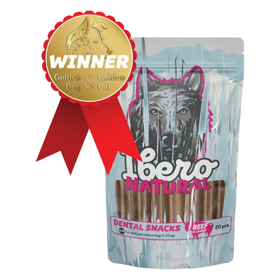 Ibero Dental Snack Hôvädzie/Mrkva S/M 20ks/460g