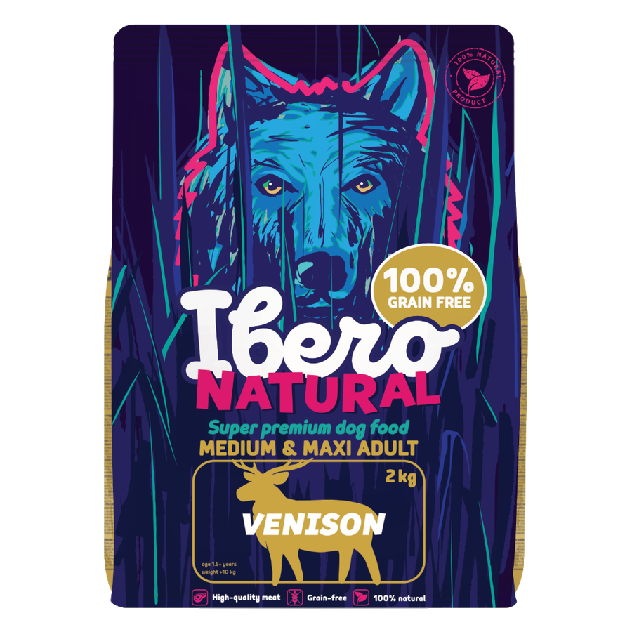 Ibero NATURAL dog GF Venison 2kg