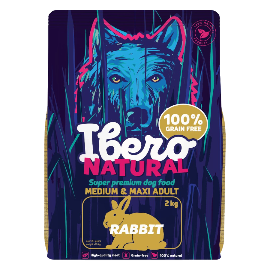 Ibero NATURAL dog GF Rabbit 2kg