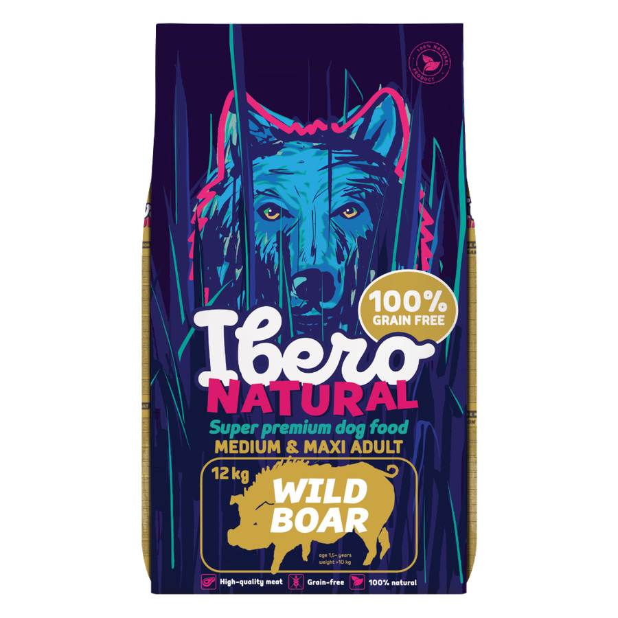 Ibero NATURAL dog GF Wild boar 12kg