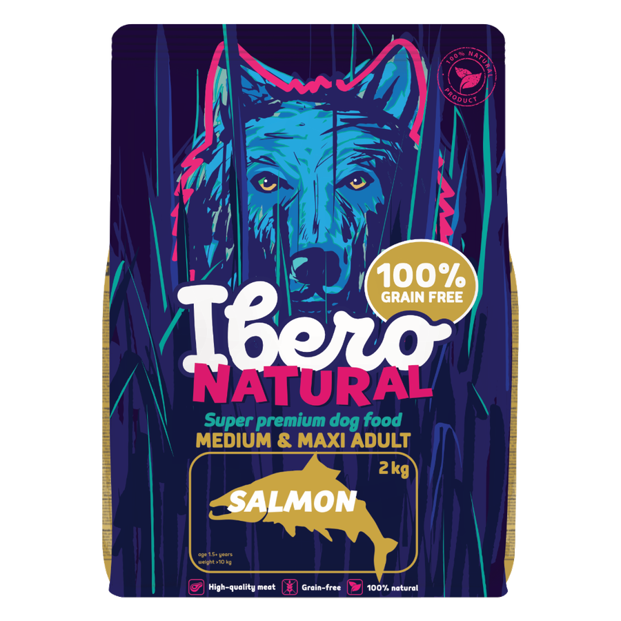 Ibero NATURAL dog GF Salmon 2kg