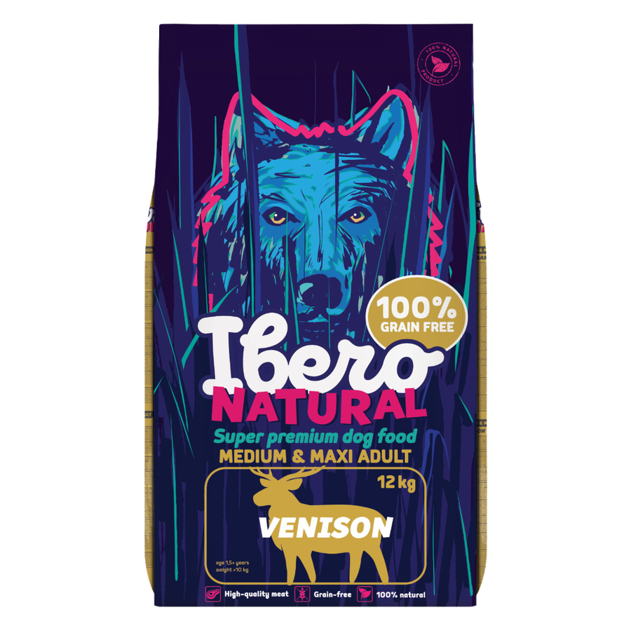 Ibero NATURAL dog GF Venison 12kg