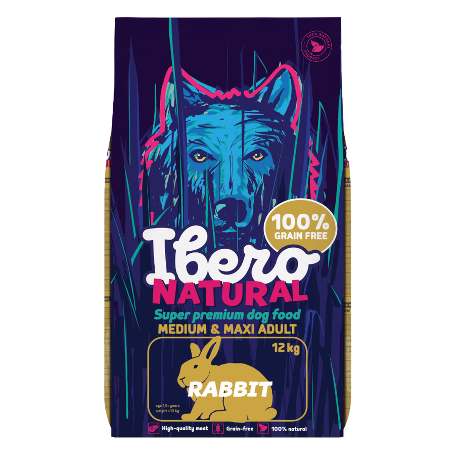 Ibero NATURAL dog GF Rabbit 12kg