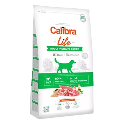 Calibra Dog Life Adult Medium Breed Lamb 2,5 kg