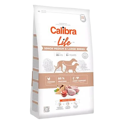 Calibra Dog Life Senior Medium & Large Chicken 12 kg